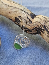 Image 4 of Seaglass Swirl - Green Cornish Seaglass 