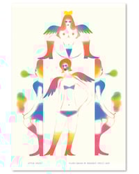 After Hours Riso print by Klara Graah