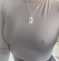 Image 7 of Secret of the Sea - Green Cornish Seaglass Necklace 