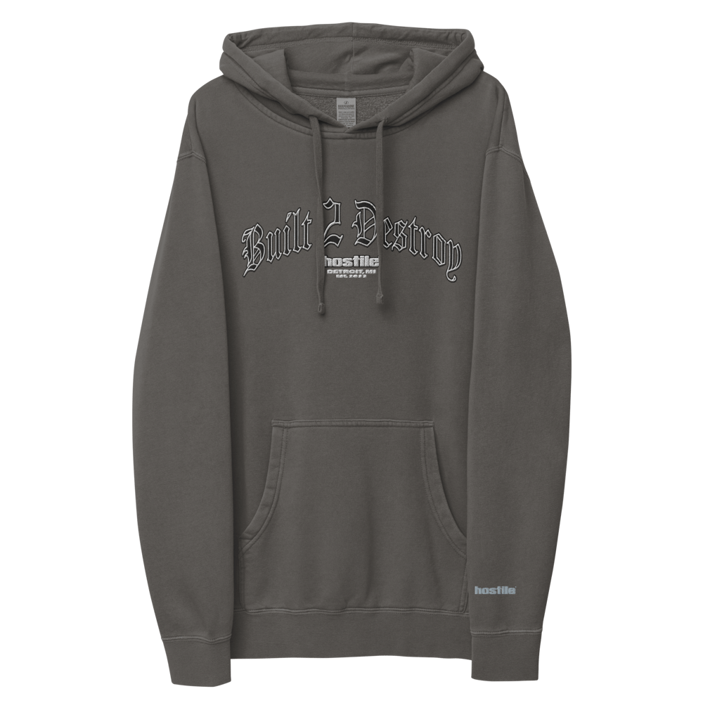 Image of Built 2 Destroy [Pigment dyed hoodie]