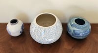 Image 2 of (L) Trio of Pottery Vessels
