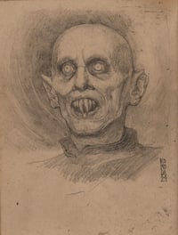 Image 1 of Barlow from Salem's Lot sketchbook page