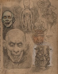 Image 2 of Barlow from Salem's Lot sketchbook page