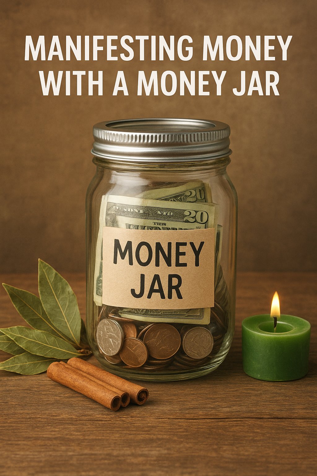 Image of Manifestation money continuously with Money jar 