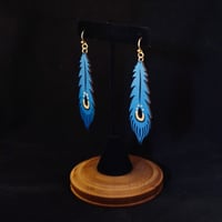 Image 3 of Blue Peacock - Large