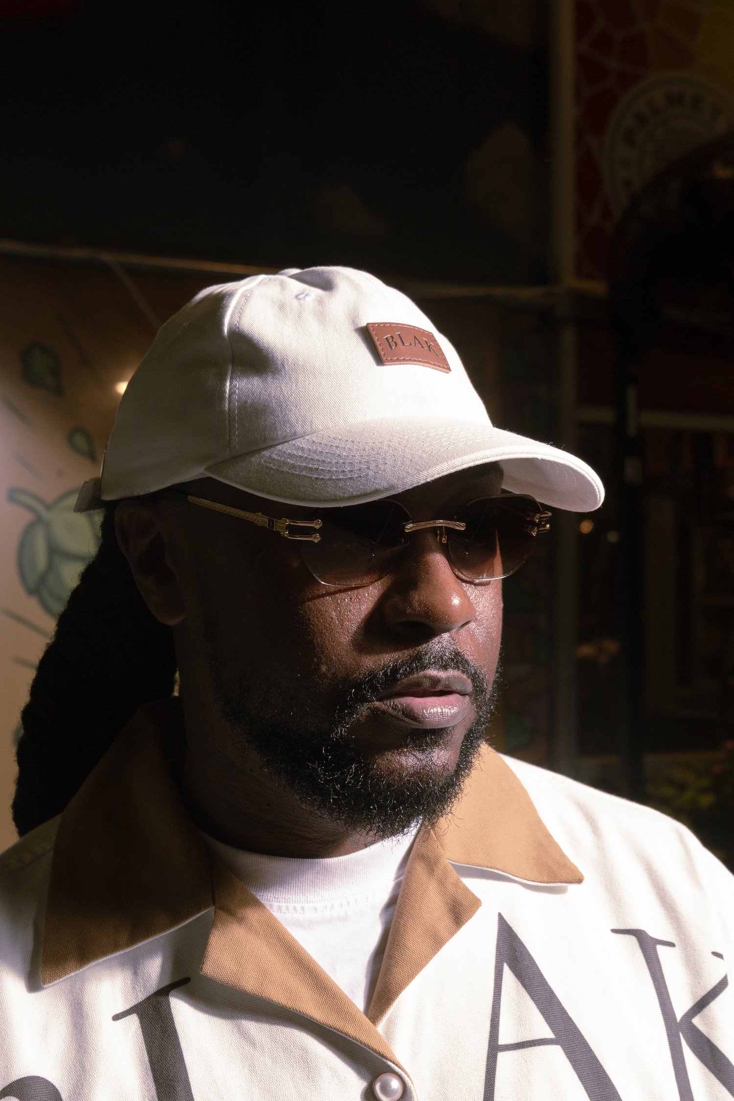 Image of The Classic BLAK Hat in White