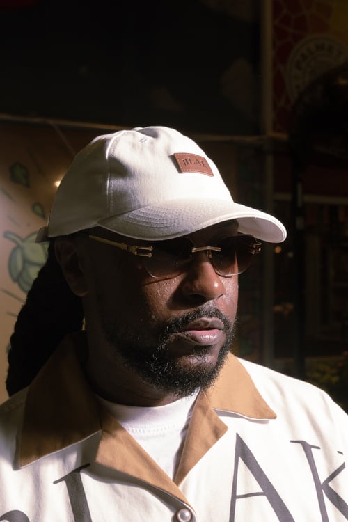 Image of The Classic BLAK Hat in White