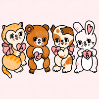 Animals Against Pigs Print