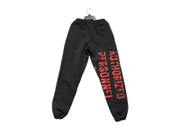 Image 2 of Sade 2pac NY custom screen print black/white sweatpants