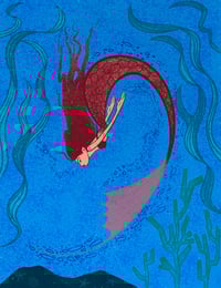 Little Mermaid 5 x 7