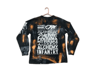 Image 2 of Sade 2pac Lauren Hill NYC  black/white upcycled bleached T shirt