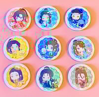 Image 1 of [OFFICIAL MDZS MERCH] ACRYLIC & HOLO PIN BADGES