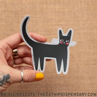 Kitty City Sticker - Black Kitty