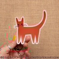 Kitty City Sticker - Orange Kitty