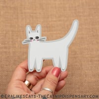 Kitty City Sticker - White Kitty