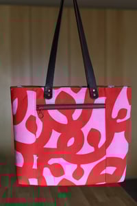 Image 1 of Scarlet Bloom Pebble Tote