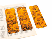 Image 3 of Sunflower Bookmarks (3-pack) in Color by bamingodesign