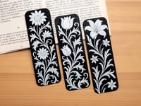 Image 1 of Art Nouveau Bookmarks (3-pack) color or greyscale, by bamingodesign