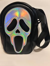 Image 1 of SILVER GHOST FACE PURSE