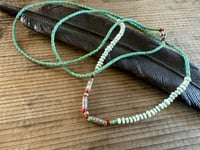 Image 5 of Seed beads and sterling silver necklace / n5