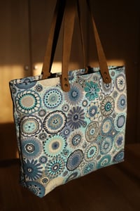 Image 3 of Shades of Turquoise Pebble Tote