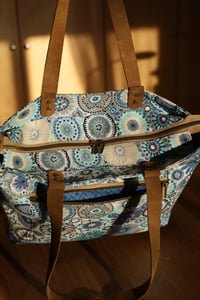 Image 4 of Shades of Turquoise Pebble Tote