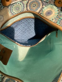 Image 5 of Shades of Turquoise Pebble Tote