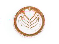 Image 6 of Latte Art Coasters (3-pack w/holder) color or greyscale, by bamingodesign