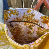 Image 5 of Sunny Meadow Handmade Tote Bag Upcycled Vintage Fabrics & Denim