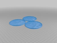 Image 9 of Mountain Coasters (3-pack w/holder) color or greyscale, by bamingodesign