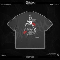 Image 1 of Ken Kaneki Oversized Heavyweight Shirt - Black