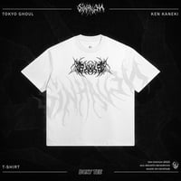 Image 2 of Ken Kaneki Oversized Heavyweight Shirt - White