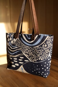 Image 3 of Blue Forest Pebble Tote
