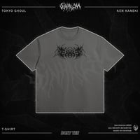 Image 2 of Ken Kaneki Oversized Heavyweight Shirt - Carbon