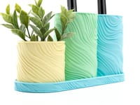 Image 4 of Organic Swirl Desk Organizer (3-pack or 4-pack) color, by bamingodesign