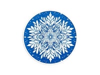 Image 7 of Snowflake Coasters (3-pack w/holder) color or greyscale, by bamingodesign