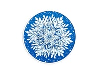 Image 8 of Snowflake Coasters (3-pack w/holder) color or greyscale, by bamingodesign