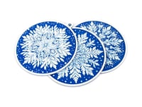 Image 1 of Snowflake Ornaments (3-pack) color or greyscale, by bamingodesign