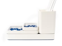 Image 2 of Snowflake Stackable Storage Boxes (4-pack, or more) color or greyscale, by bamingodesign