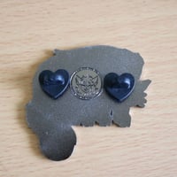 Image 3 of Catbus Hard Enamel Pin (Glows in the Dark)