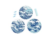 Image 1 of Wave Trays (3-pack) color or greyscale, by bamingodesign