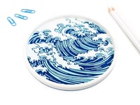 Image 4 of Wave Trays (3-pack) color or greyscale, by bamingodesign