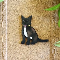 Image 1 of Mack Dog Charity Pin (Synthetic Wood)