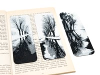 Image 1 of Winter Trees Bookmarks (3-pack) color or greyscale, by bamingodesign
