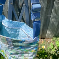 Image 4 of Spring Breath Handmade Shoulder Bag Upcycled Vintage Fabrics & Denim