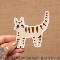 Kitty City Sticker - Brown Tabby Kitty
