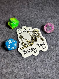 Just a Boney Boy Sticker