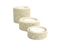 Image 5 of Rough Rock Tea Light Holders (3-pack) greyscale, by bamingodesign