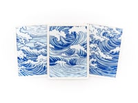 Image 2 of Wave Wall Art (3-pack) Snap-Fit, color or greyscale, by bamingodesign