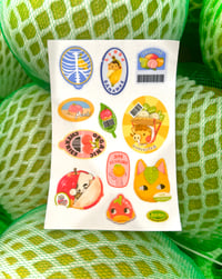Image 3 of Animal Crossing Fruit Sticker Sheet